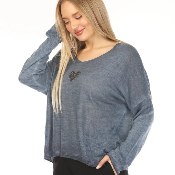 Jeans FX Logo Top With Sleeves - Picture 2 of 5